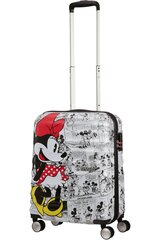 Mažas lagaminas American Tourister Wavebreaker Spinner Disney Minnie Comics White 55 cm, baltas kaina ir informacija | Lagaminai, kelioniniai krepšiai | pigu.lt
