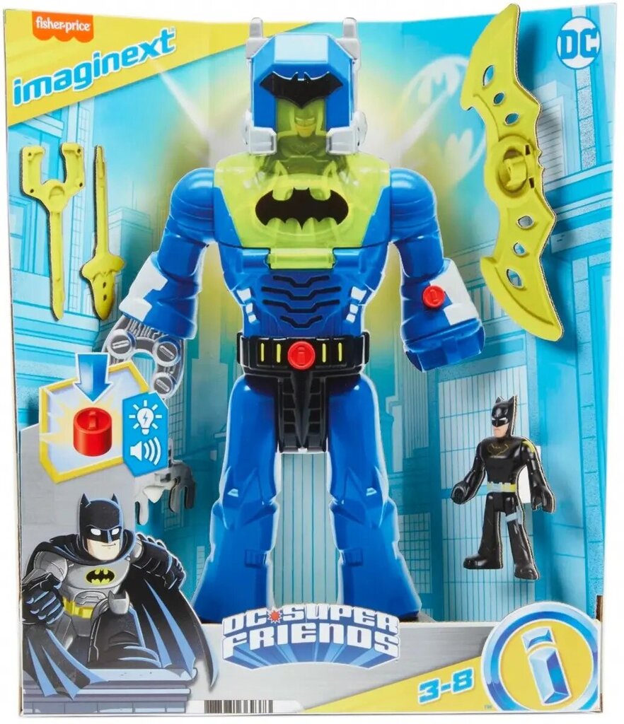 Figūrėlė Fisher Price Imaginext DC Super Friends Batman Exorobot kaina ir informacija | Žaislai berniukams | pigu.lt