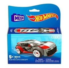 Konstruktorius Hot Wheels Mega Pads Audi RS6 GTO, 77 d. цена и информация | Конструкторы и кубики | pigu.lt