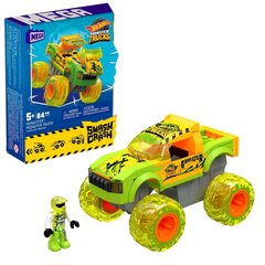 Konstruktorius Džipas Mega Bloks Hot Wheels Monster Gunkster, 84 d. цена и информация | Конструкторы и кубики | pigu.lt