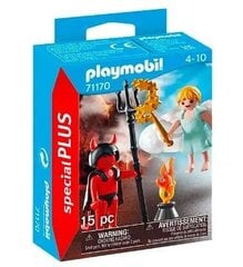 71170 PLAYMOBIL® Special Plus Velnias ir Angelas, 15 d. цена и информация | Конструкторы и кубики | pigu.lt