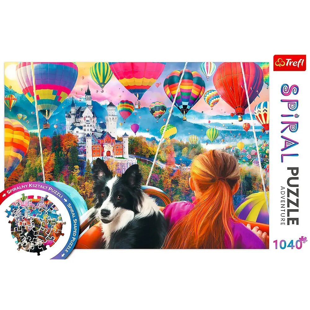 Dėlionė su oro balionais Trefl, 40018, 1040 d. kaina ir informacija | Dėlionės (puzzle) | pigu.lt