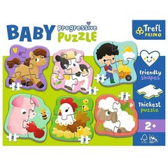 Описание
Ферма — пазл из серии Baby Progressive Puzzle представляет собой набор из шести больших фигурных пазлов, изготовленных из плотного картона. Удобная форма элементов делает пазлы безопасными и идеально помещаются в маленькую руку ребенка.
Это идеальный продукт, чтобы начать свое приключение с пазлов. Игра с пазлами развивает ручные навыки ребенка, расширяет знания об окружающем мире и приносит массу радости. Яркие цвета и интересная графика побуждают малышей играть. В предложение включены товары на интересные темы для малыша.
Номер детали
44000
Тип: Для детей
Количество элементов 22
Минимальный возраст 24 месяца
Материал: картон
Пол: мальчики
Пол Девочки
Другие функции
Размеры упаковки: 31 x 24 x 6,5 см цена и информация | Пазлы | pigu.lt