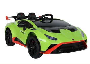 Одноместный электромобиль Lamborghini STO DRIFT, зеленый цена и информация | Электромобили для детей | pigu.lt