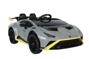 Одноместный электромобиль Lamborghini STO DRIFT, серый цена и информация | Электромобили для детей | pigu.lt