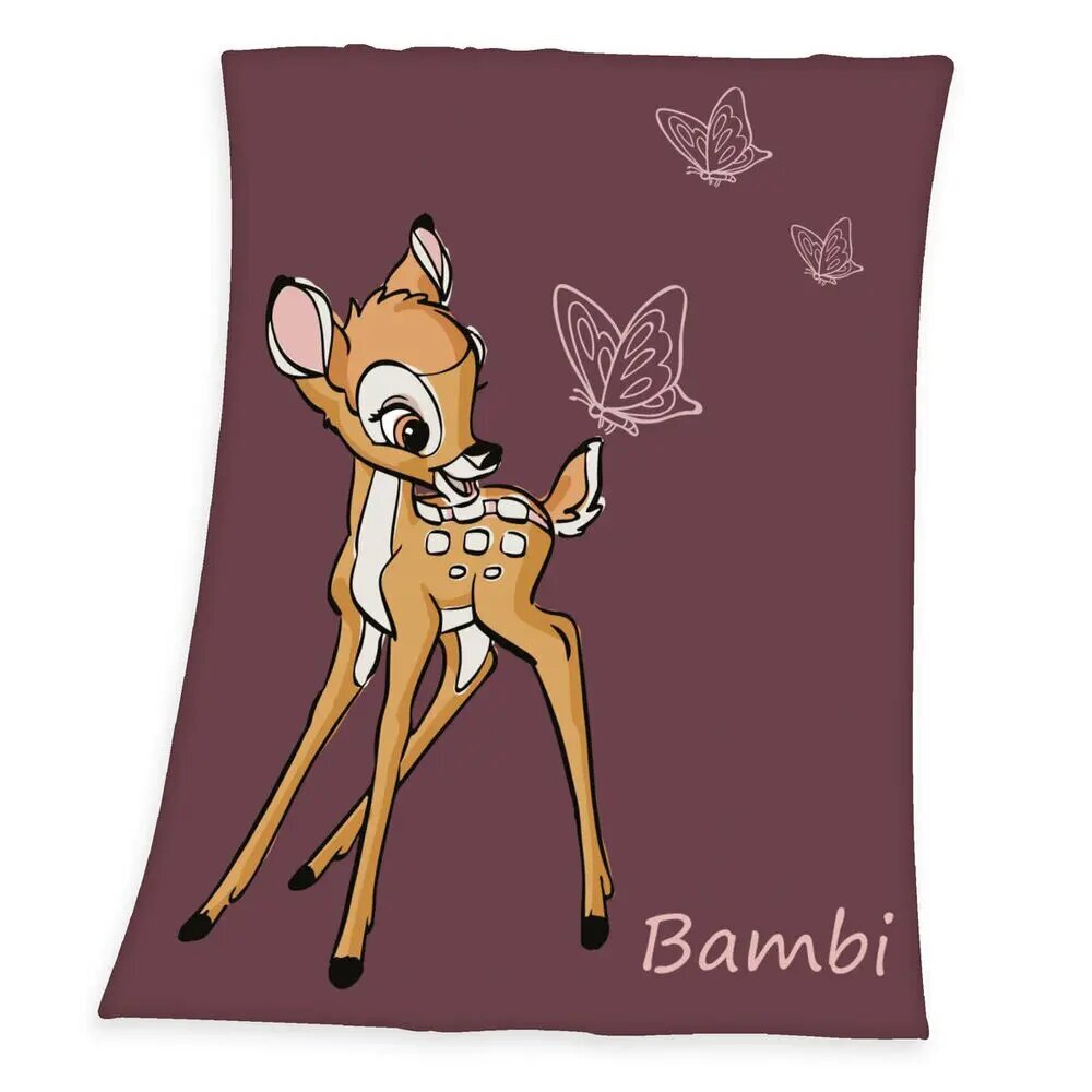 Vaikiška antklodė Bambi, 100x75 cm kaina ir informacija | Antklodės | pigu.lt