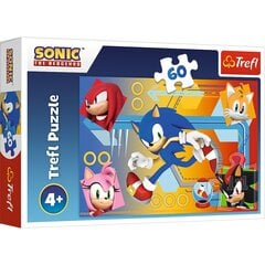 Dėlionė Trefl Sonic, 60 det. kaina ir informacija | Dėlionės (puzzle) | pigu.lt