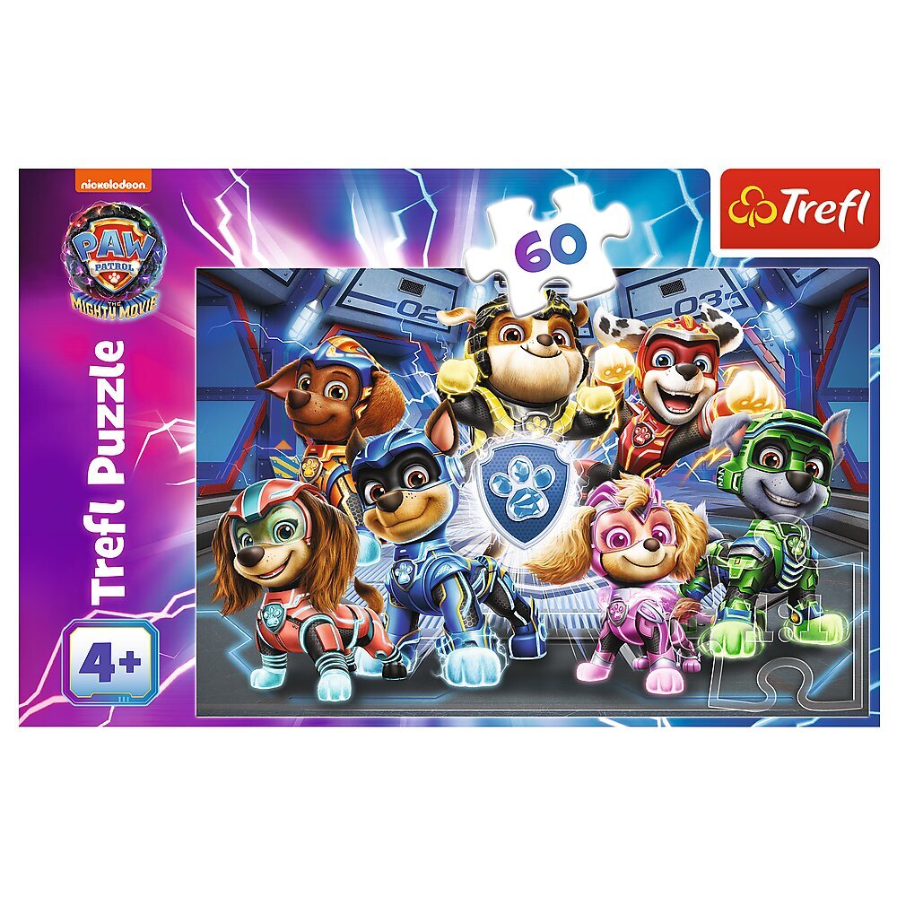 Dėlionė Trefl Paw Patrol (Šunyčiai patruliai), 60 det. kaina ir informacija | Dėlionės (puzzle) | pigu.lt