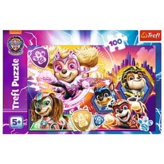 Dėlionė Trefl Paw Patrol (Šunyčiai patruliai), 100 det. kaina ir informacija | Dėlionės (puzzle) | pigu.lt