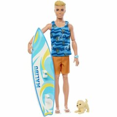 Lėlė Kenas Barbie Surf Malibu kaina ir informacija | Žaislai mergaitėms | pigu.lt