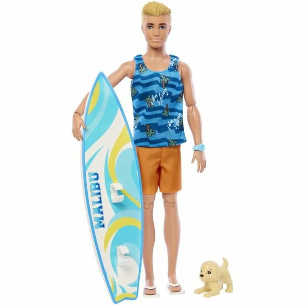 Lėlė Kenas Barbie Surf Malibu цена | pigu.lt