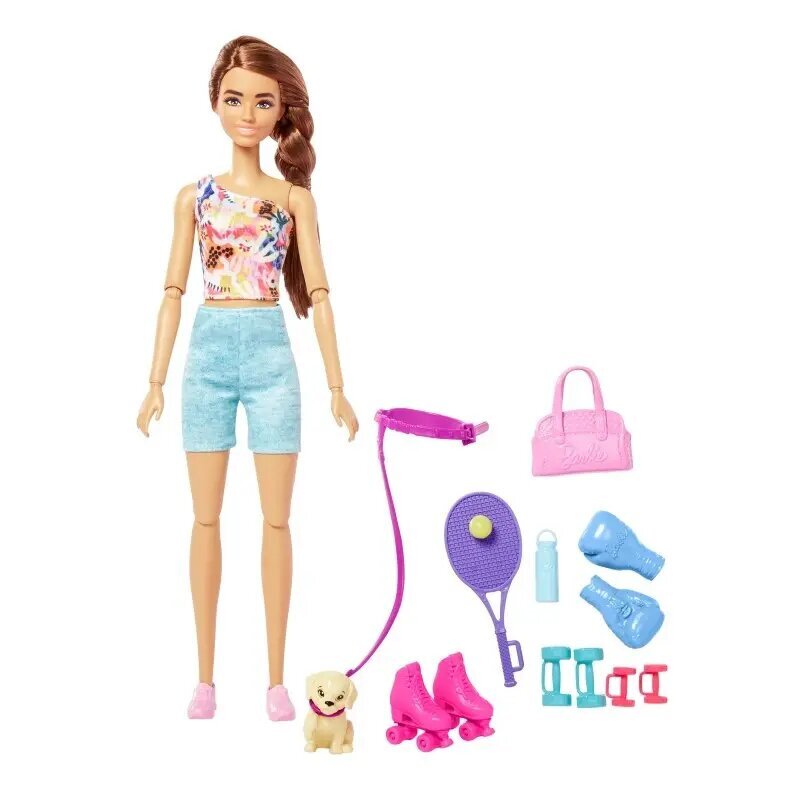 Lėlė Barbie Relaks Fitness HKT91 цена и информация | Žaislai mergaitėms | pigu.lt