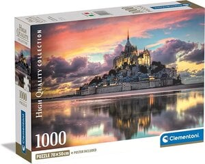 Dėlionė Clementoni Le Magnifique Mont Saint-Michel, 1000 d. kaina ir informacija | Dėlionės (puzzle) | pigu.lt