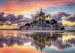 Dėlionė Clementoni Le Magnifique Mont Saint-Michel, 1000 d. цена и информация | Dėlionės (puzzle) | pigu.lt