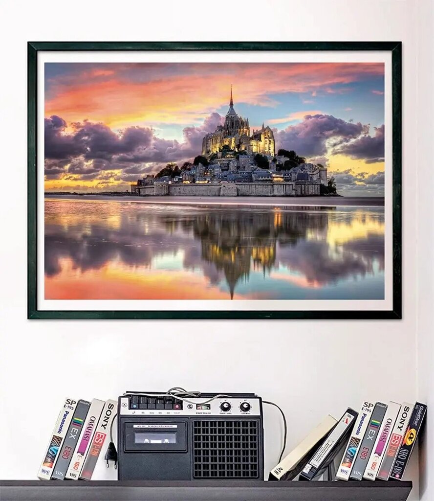 Dėlionė Clementoni Le Magnifique Mont Saint-Michel, 1000 d. цена и информация | Dėlionės (puzzle) | pigu.lt