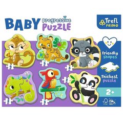 Dėlionė su gyvūnais Trefl, 44005, 22 d. kaina ir informacija | Dėlionės (puzzle) | pigu.lt