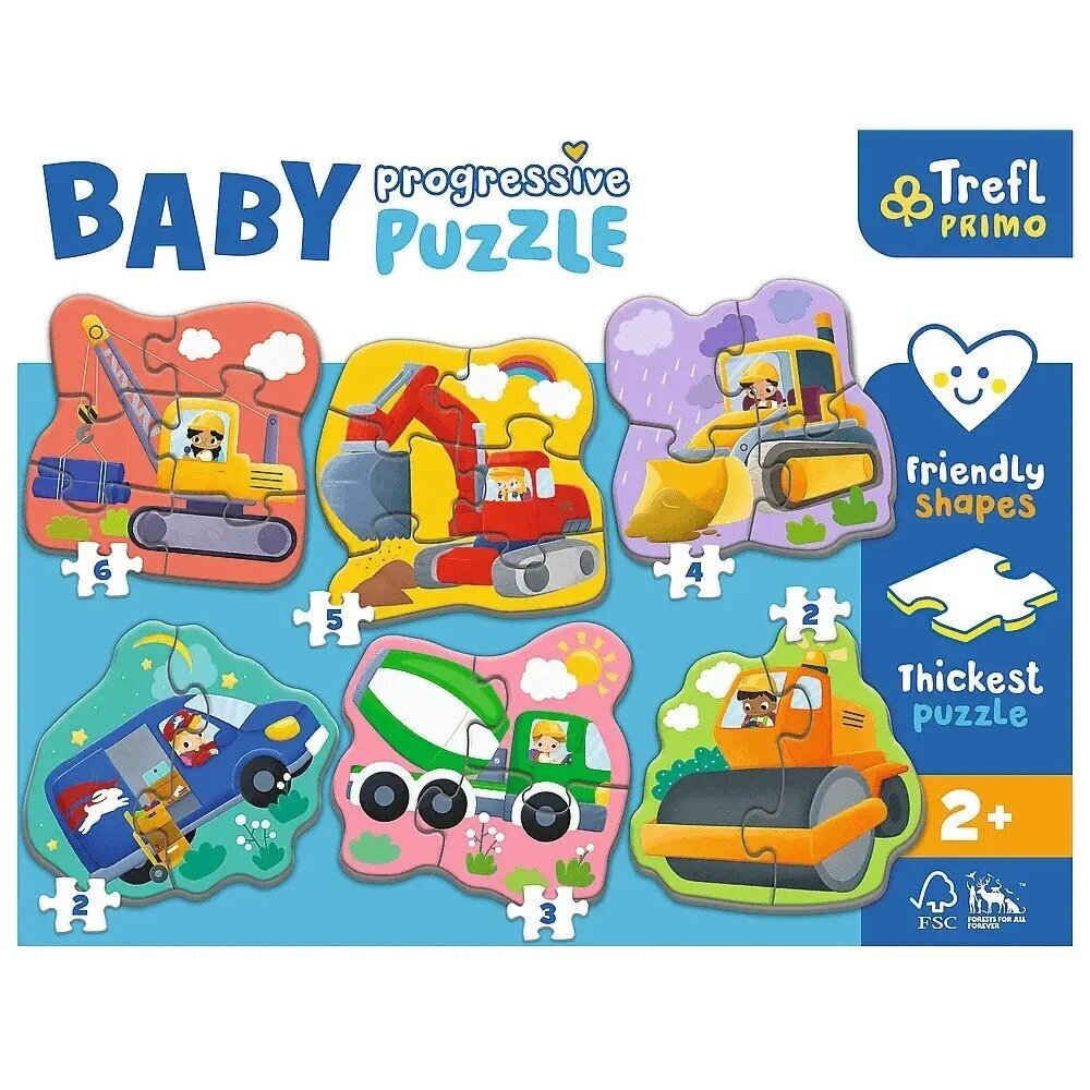 Dėlionė su transportu Trefl, 44004, 22 d. kaina ir informacija | Dėlionės (puzzle) | pigu.lt