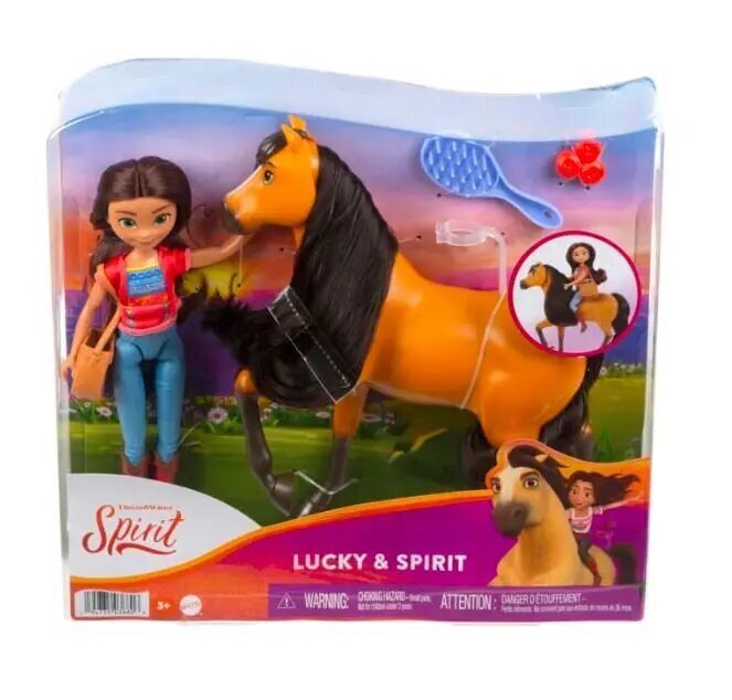 Lėlė Dreamworks Spirit Lucky & Spirit kaina ir informacija | Žaislai mergaitėms | pigu.lt