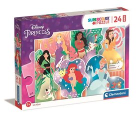 Dėlionė Clementoni Disney Princesės, 24232, 24 d. kaina ir informacija | Dėlionės (puzzle) | pigu.lt