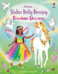 Sticker Dolly Dressing Rainbow Unicorns цена и информация | Книги для малышей | pigu.lt