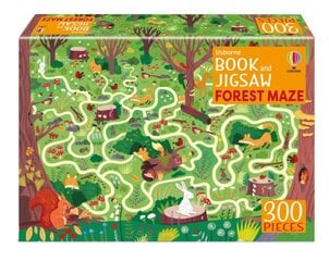 Usborne Book and Jigsaw Forest Maze: Forest Maze цена и информация | Книги для подростков и молодежи | pigu.lt