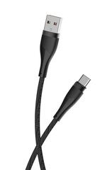 Maxlife MXUC-09 angle cable USB-C - USB-C 1,0 m 60W black цена и информация | Кабели и провода | pigu.lt