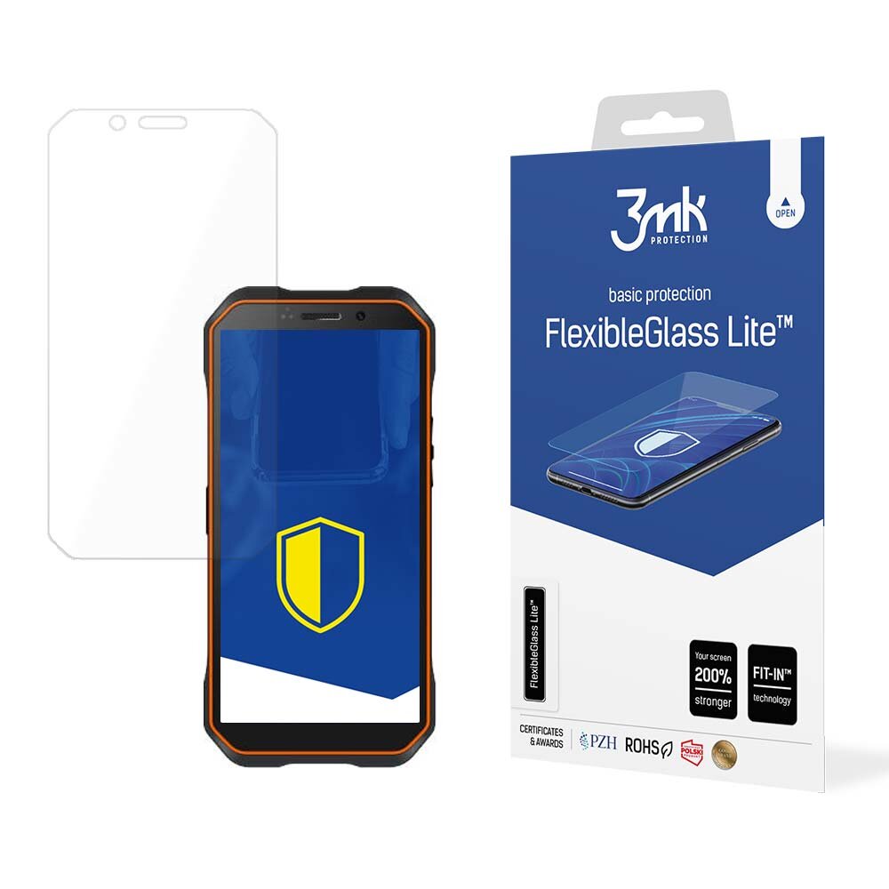 Защитное стекло Zebra WT6000/WT6300 - 3mk FlexibleGlass Lite™ screen  protector цена | pigu.lt