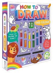 How to Draw and Colour цена и информация | Книги для самых маленьких | pigu.lt