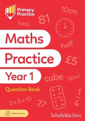 Primary Practice Maths Year 1 Question Book, Ages 5-6 kaina ir informacija | Knygos paaugliams ir jaunimui | pigu.lt