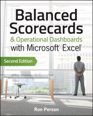 Balanced Scorecards and Operational Dashboards with Microsoft Excel 2nd edition kaina ir informacija | Ekonomikos knygos | pigu.lt