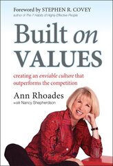 Built on Values: Creating an Enviable Culture that Outperforms the Competition kaina ir informacija | Ekonomikos knygos | pigu.lt