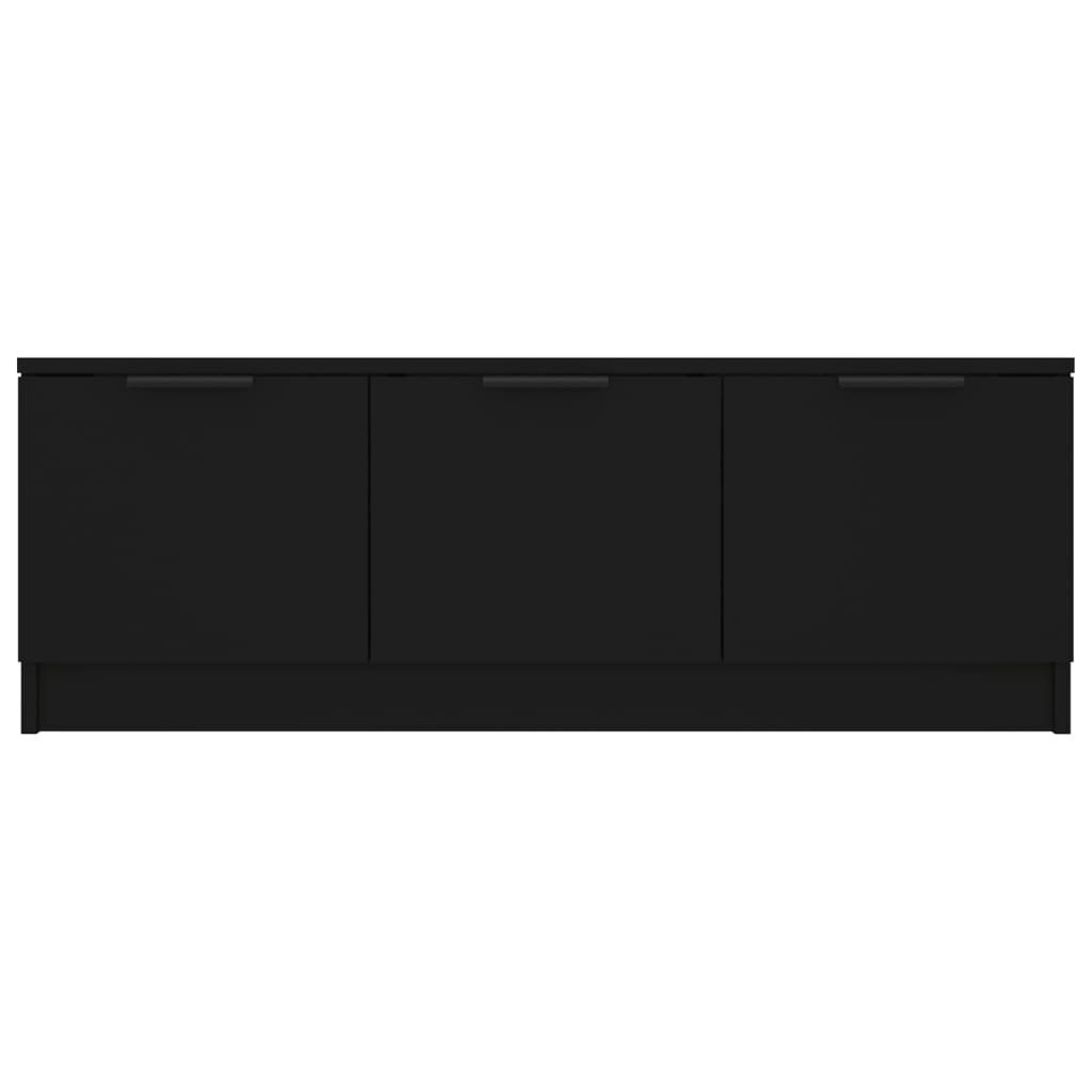 Televizoriaus spintelė vidaXL, 102x35x36.5 cm, juoda цена и информация | TV staliukai | pigu.lt