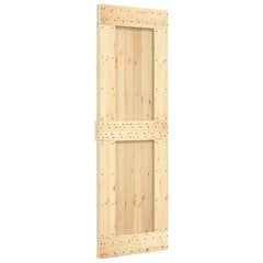 Stumdomos vidaus durys vidaXL su įrangos rinkiniu 70x210cm цена и информация | Двери со стеклом LIRA, дуб сицилия, ЭКО шпон | pigu.lt