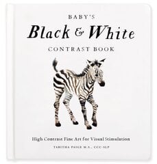 Baby's Black and White Contrast Book: High-Contrast Art for Visual Stimulation at Tummy Time kaina ir informacija | Knygos mažiesiems | pigu.lt