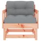 2-ių dalių sodo kėdės su pagalvėmis komplektas, rudas kaina ir informacija | Lauko kėdės, foteliai, pufai | pigu.lt