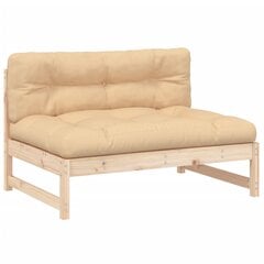 Vidurinė sofos dalis vidaXL, ruda kaina ir informacija | Lauko kėdės, foteliai, pufai | pigu.lt