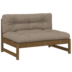 Vidurinė sofos dalis vidaXL, ruda цена и информация | Садовые стулья, кресла, пуфы | pigu.lt