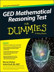 GED Mathematical Reasoning Test For Dummies цена и информация | Книги по экономике | pigu.lt