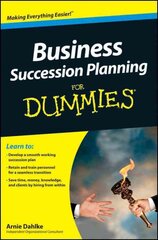 Business Succession Planning For Dummies kaina ir informacija | Ekonomikos knygos | pigu.lt