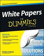 White Papers For Dummies kaina ir informacija | Ekonomikos knygos | pigu.lt