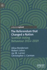Referendum that Changed a Nation: Scottish Voting Behaviour 2014-2019 1st ed. 2022 kaina ir informacija | Socialinių mokslų knygos | pigu.lt