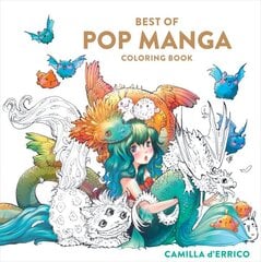Best of Pop Manga Coloring Book цена и информация | Книги об искусстве | pigu.lt