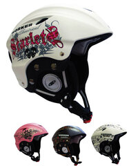 Горнолыжный шлем Worker Paradise Starlet, белый / красный цена и информация | Горнолыжные шлемы | pigu.lt