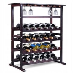 Costway vyno lentyna, 24 buteliams kaina ir informacija | Virtuvės įrankiai | pigu.lt