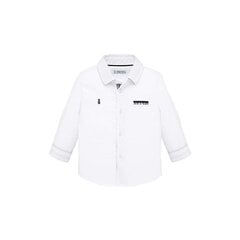 Белая рубашка для мальчика Mayoral цена и информация | Рубашки для мальчиков | pigu.lt