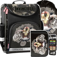 Mokyklinė kuprinė su priedais Paso Avengers AV22II-524, 3 dalių цена и информация | Школьные рюкзаки, спортивные сумки | pigu.lt