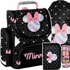 Mokyklinė kuprinė su priedais Paso Minnie Mouse DM23VV-525, 3 dalių цена и информация | Школьные рюкзаки, спортивные сумки | pigu.lt