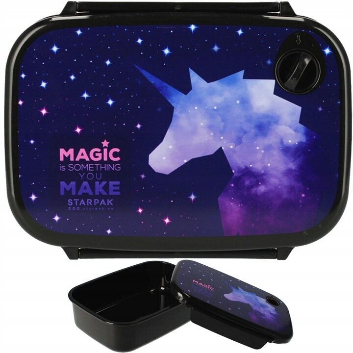 Mokyklinė kuprinė su priedais Starpak Unicorn Galaxy 492603, 6 dalių kaina ir informacija | Kuprinės mokyklai, sportiniai maišeliai | pigu.lt