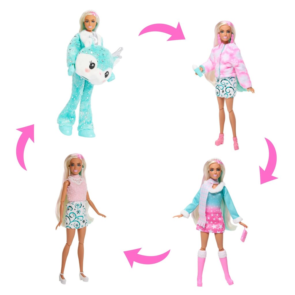 Advento kalendorius Barbie Cutie Reveal kaina ir informacija | Žaislai mergaitėms | pigu.lt