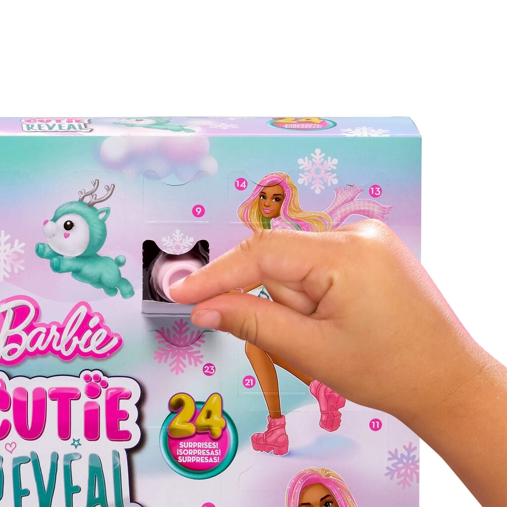 Advento kalendorius Barbie Cutie Reveal kaina ir informacija | Žaislai mergaitėms | pigu.lt